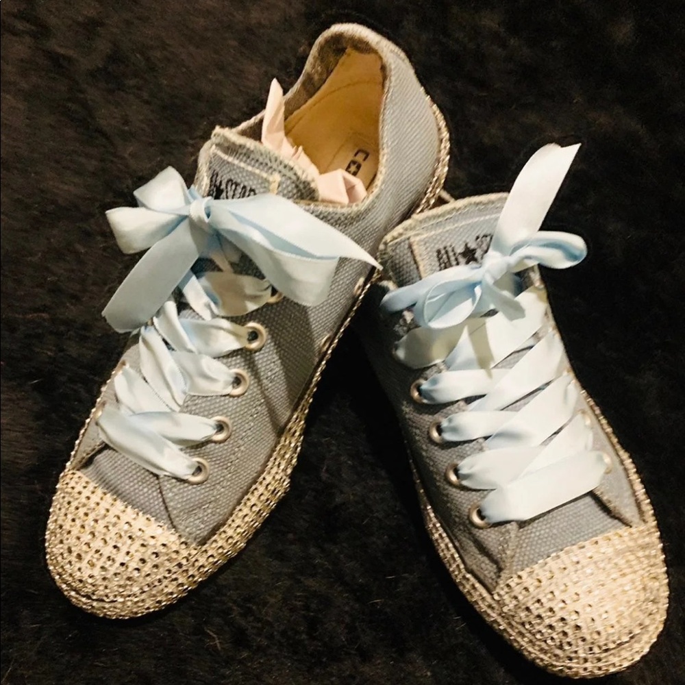 Converse Chuck Taylor All Star Sneakers with Bling